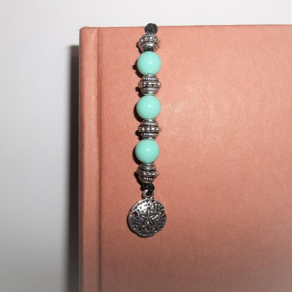 Bookmark New! Bookmarker Book Reading Gift Idea Sand Dollar Beach Theme NWT 8200 - Picture 3 of 11